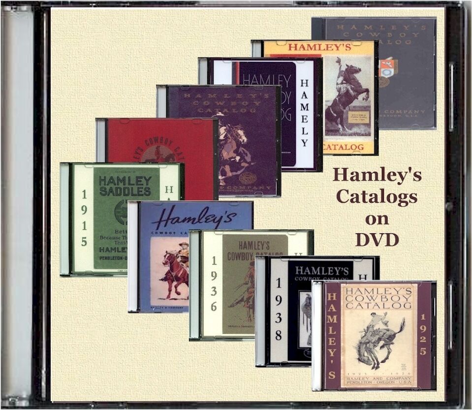 10 Hamley's Catalogs On Dvd - 1915,'25,'27,'29,'32,'35,'36,'38,'40,'47 - Saddles