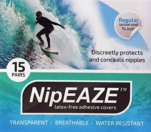 ~ The Original Transparent Nip Protector - Nipple Chafing Prevention (regular