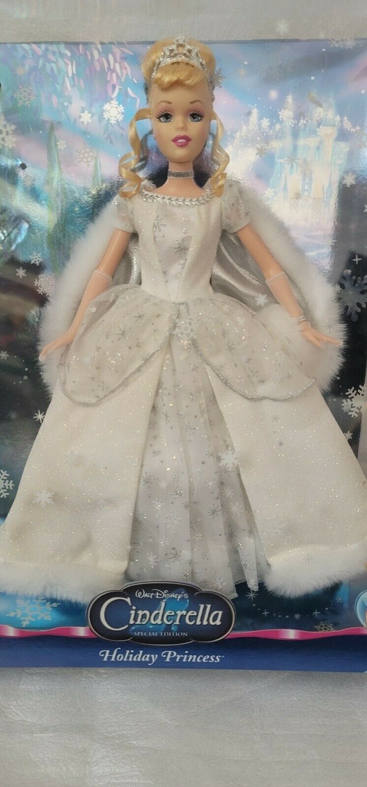 Disney Princess Cinderella Special Edition Holiday Princess 2004 Nib Mattel