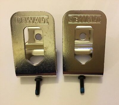2 New Dewalt N268241 20v Belt Clips Hooks For Dcf887, Dcd996, Dcf885, Dcd771 Etc