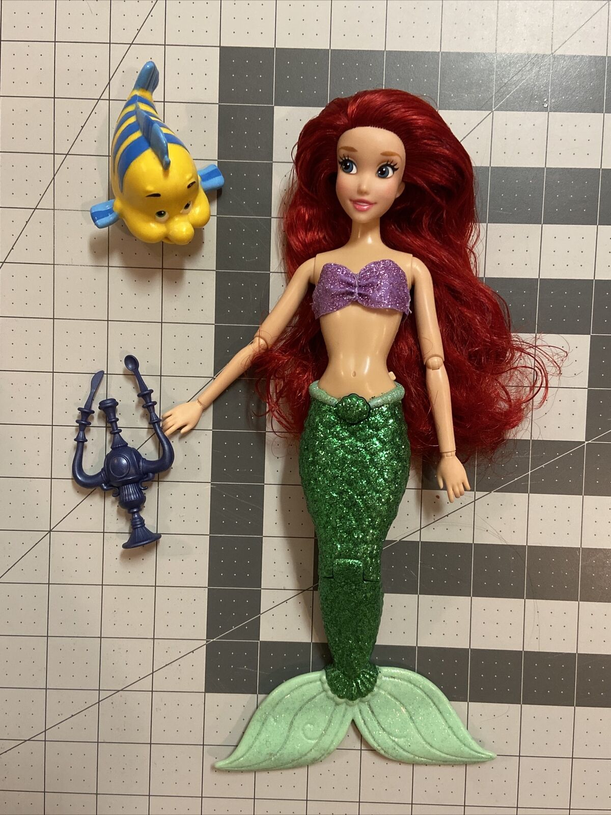 Disney Store Deluxe Ariel Little Mermaid 11'' Singing Doll  - Working!! 💖