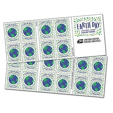 Usps New Earth Day Booklet 0f 20