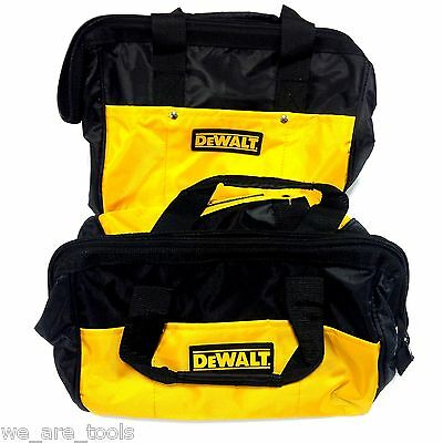 2 New Dewalt 12" Tool Bag/case For Drill, Saw, Grinder,battery 18v 12 14 18 Volt