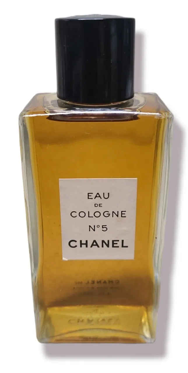 Vtg 1950's Chanel No 5 Eau De Cologne Splash 4 Oz