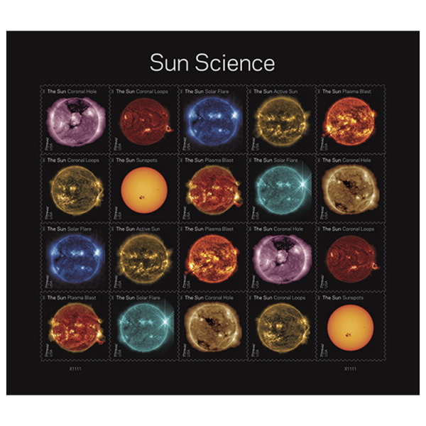 Usps New Sun Science Pane Of 20