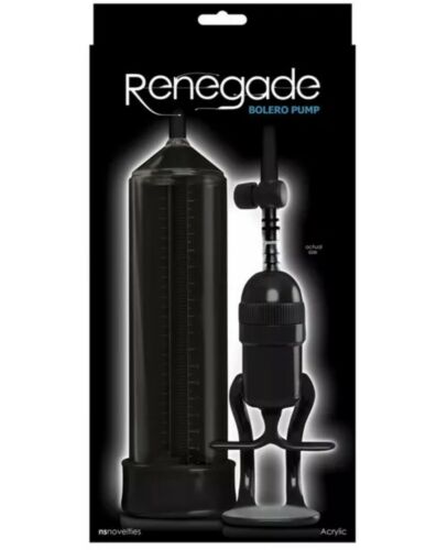 Renegade Bolero Pump- Black Penis Pump