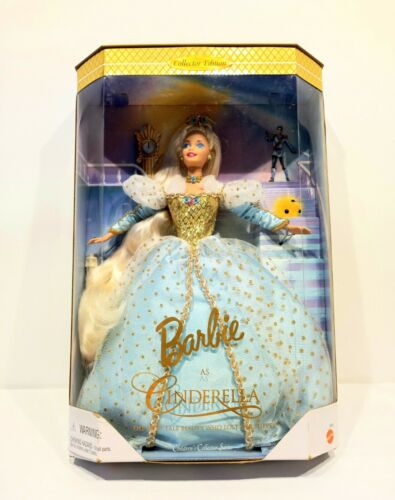 1996 Cinderella Collector Edition Mattel Barbie Doll.