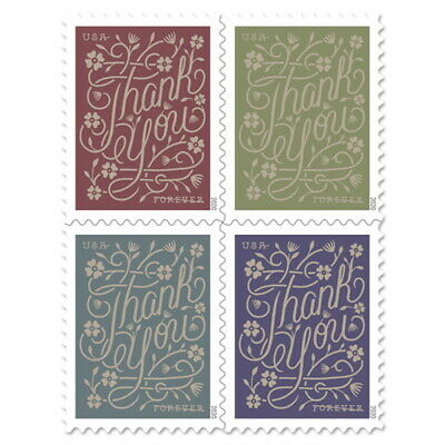 Usps New Thank You Pane Of 20