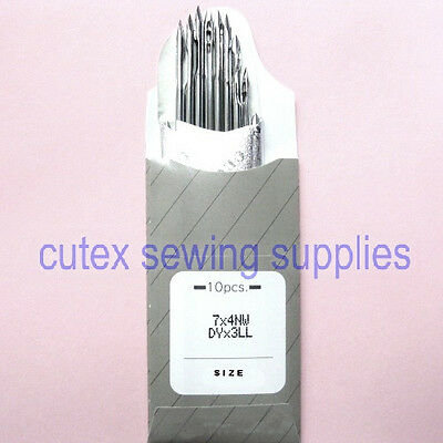 10 Organ 7x4nw Dyx3ll 794ll Leather Point Sewing Machine Needles Singer Consew