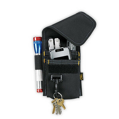 Clc 1104 - 4 Pocket Multi-purpose Accessory Accessories Tool Holder Pouch W/clip