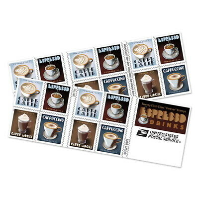 Usps New Espresso Drinks Booklet Of 20