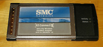 Pcmcia Wireless Wi-fi 802.11g Smc Card **new**  98se/2000/xp/7