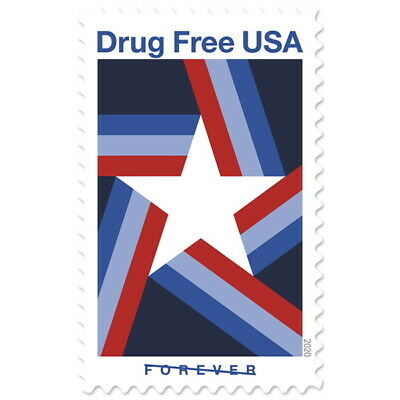 Usps New Usa Drug Free Pane Of 20