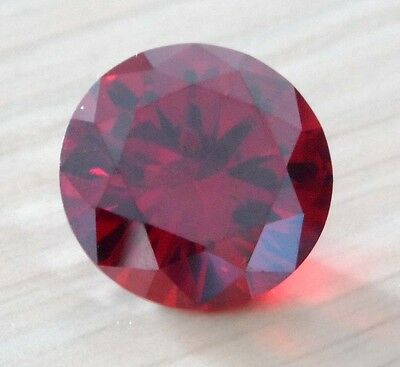 15mm Unheated 20.02ct Aaaaa Red Ruby Diamonds Faceted Cut Round Vvs Loose Gems