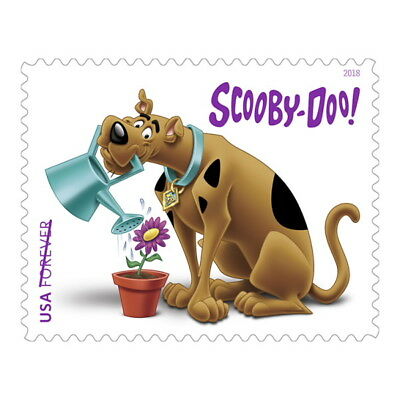 Usps New Scooby-doo! Pane Of 12