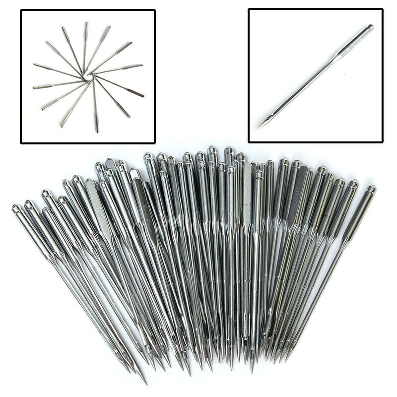 50pcs Home Sewing Machine Needle 11/75,12/80,14/90,16/100,18/110 For Brother