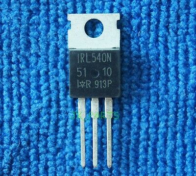 10 X New Irl540 Irl 540n Power Mosfet To-220 Ir