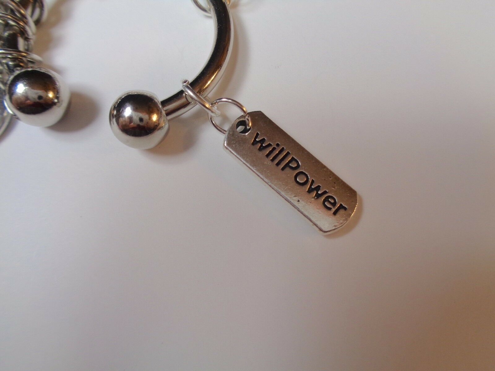 Willpower  - Motivational Weight Loss Charm For Weight Watchers Ring