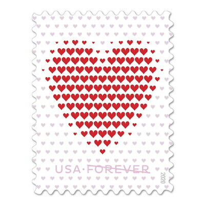 Usps New Made Of Hearts Pane Of 20